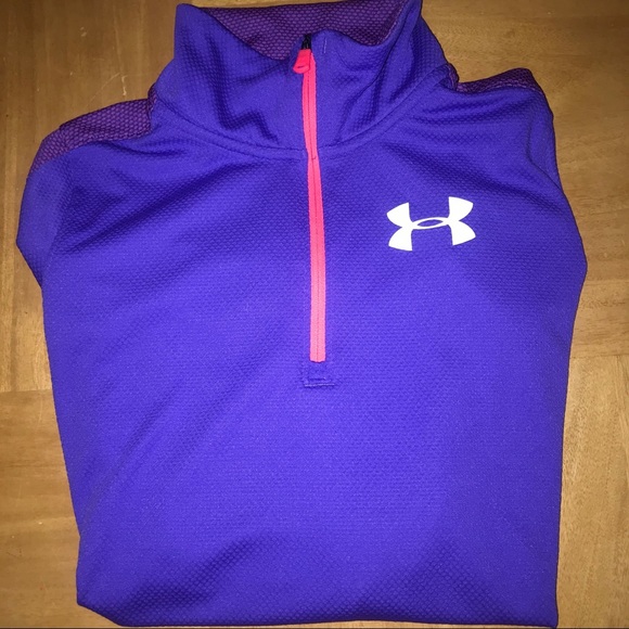 Under Armour Other - Under Armour Half zip up Girls Medium purple
